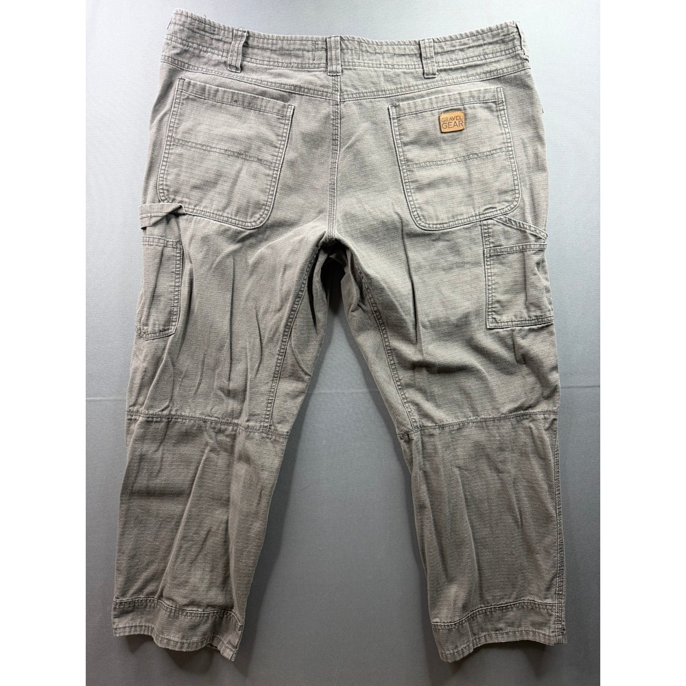 Gravel‎ Gear Carpenter Pants Mens Gray Relaxed Fit Cotton Canvas 40x29